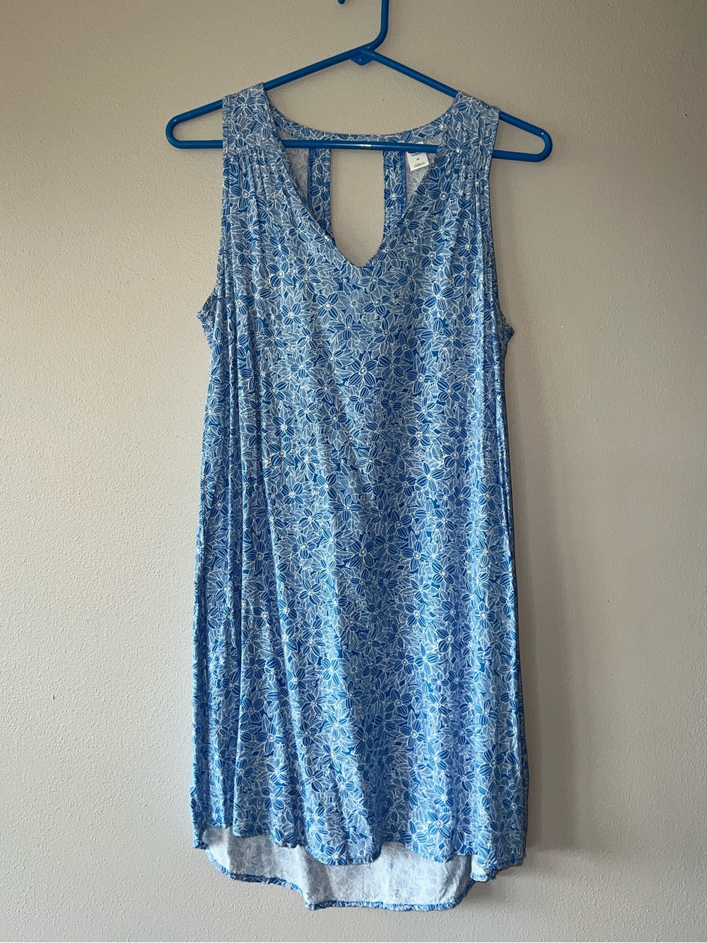 Old Navy Blue Floral Dress